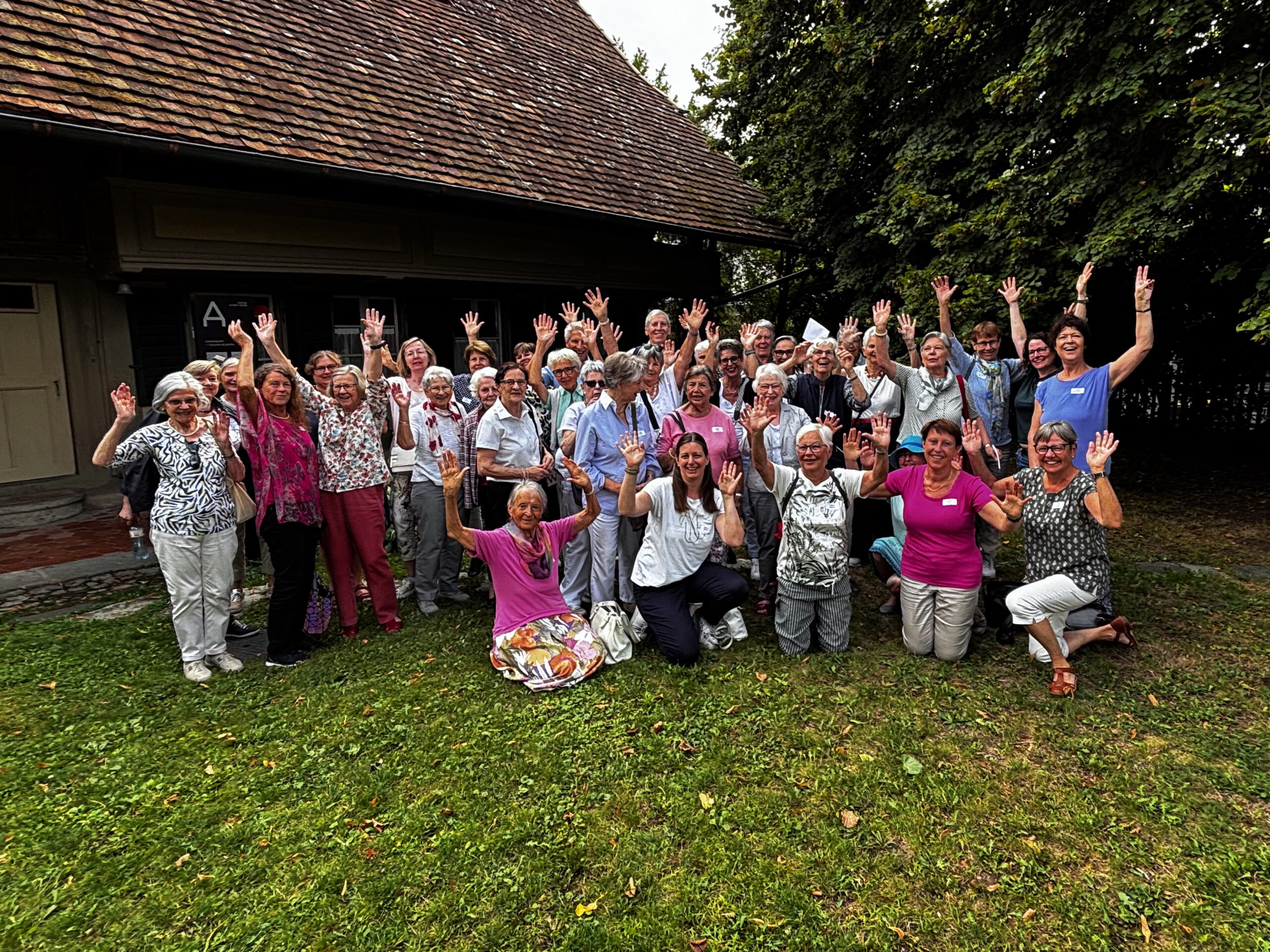 Gruppenbild Vereinsausflug 2025, Centre Albert Anker, Ins